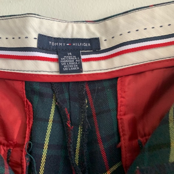 Tommy Hilfiger Size 14 Plaid Straight Leg Pants - Picture 4 of 7